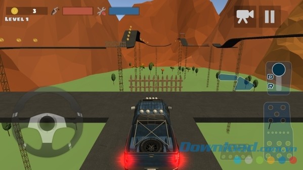 Game đua ô tô trên núi cực hay Mountain 4x4 Climb cho Android