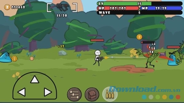 One Gun: Stickman cho Android dễ chơi nhưng cũng dễ "nghiện"