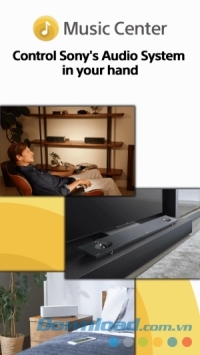 Ứng dụng nghe nhạc Sony Music Center cho Android