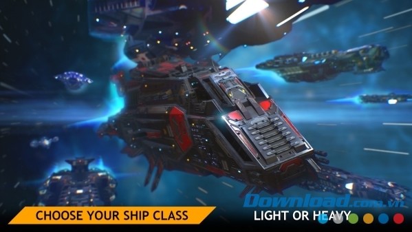 Planet Commander Online cho Android có hệ thống tàu chiến phong phú