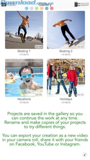 Lưu video vào bộ sưu tập