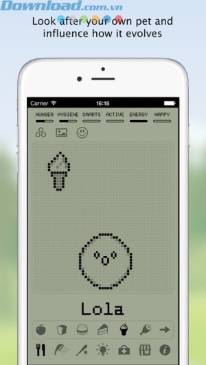 Game nuôi thú ảo trên điện thoại