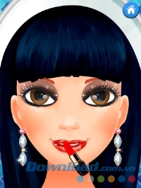 Princess Beauty Makeup Salon cho Android có nhiều nhân vật khác nhau