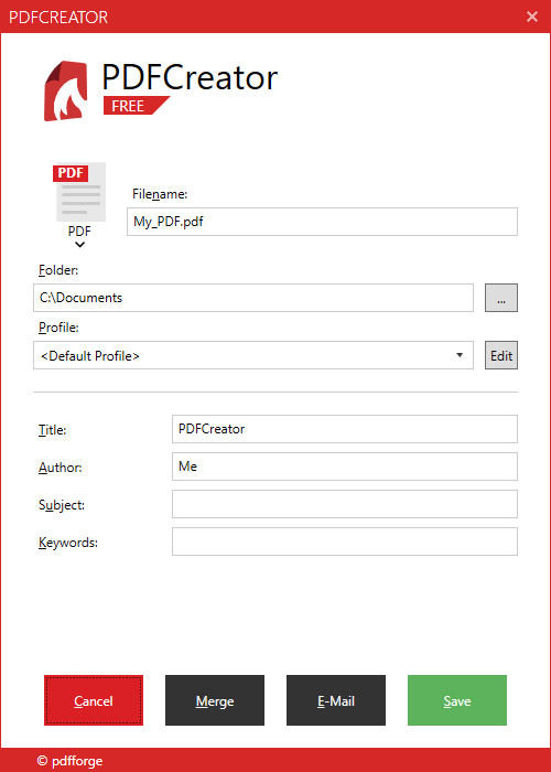 Tạo file PDF cực dễ với PDFCreator