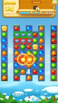 Fruits Garden Mania cho Android có đa cấp độ
