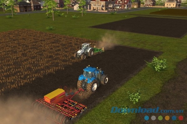 Farming Simulator 16 cho Android thiết kế hoàn toàn bằng đồ họa 3D chất lượng cao