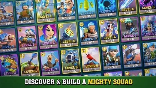 Khám phá và xây dựng một đội quân mạnh mẽ