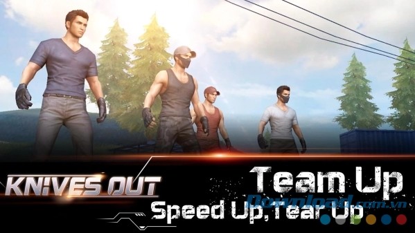 Lập đội chiến đấu trong cuộc chiến sinh tử khốc liệt tại Knives Out cho Android 