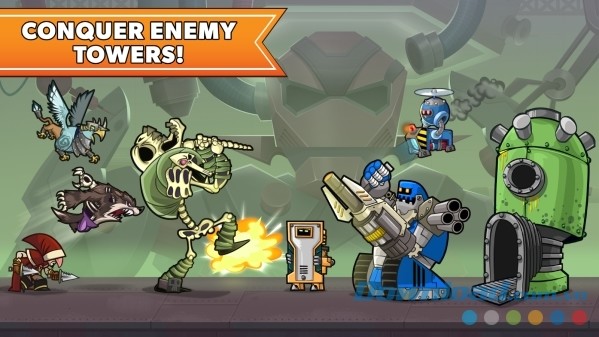 Game thủ thành miễn phí cực hay Tower Conquest cho Android