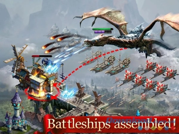 Age of Kings: Skyward Battle cho Android có lối chơi chiến thuật kết hợp xây dựng đế chế cực hay