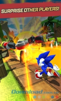 Gây ngạc nhiên cho đối thủ trong Sonic Forces: Speed Battle cho Android