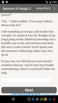 Giao diện Samurai of Hyuga 3 cho Android