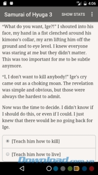 Truyện samurai tương tác Samurai of Hyuga 3 cho Android