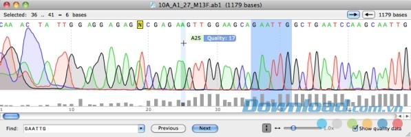 Giao diện phần mềm sinh học SnapGene Viewer cho Mac