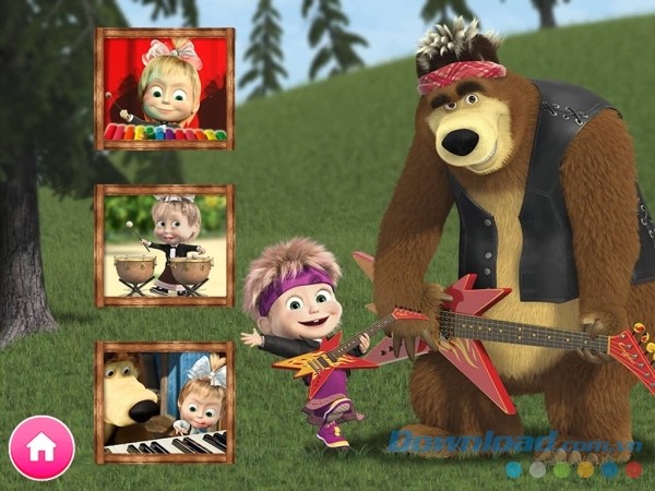 Game giáo dục hấp dẫn dành cho trẻ em Masha and the Bear cho Android
