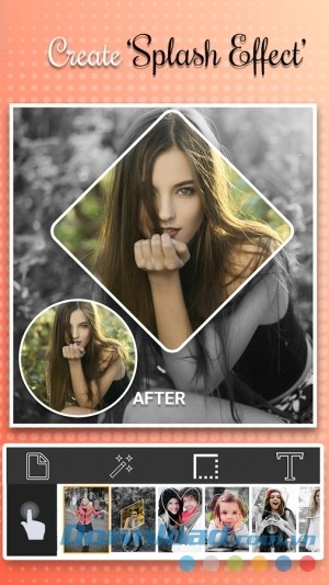 Hiệu ứng splash của Photo Editor Pro 2018 cho Android