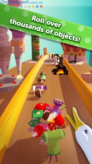 Lăn thanh nam châm trên đường cầu vồng