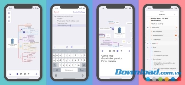 Giao diện của MindNode 5