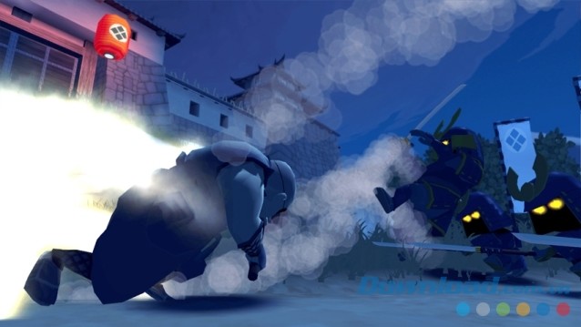 Bóng tối gần như bao trùm khắp không gian của Mini Ninjas