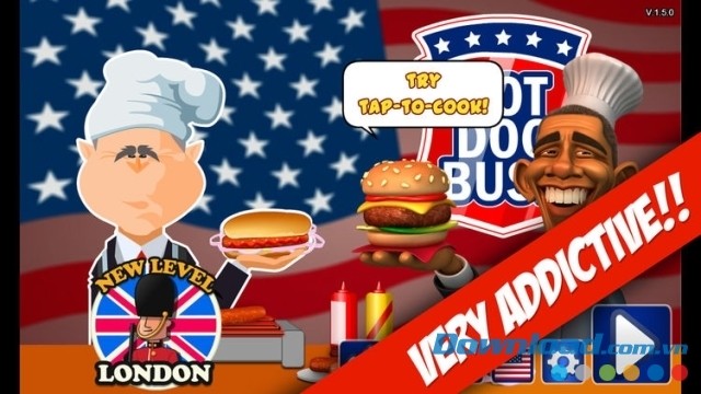 Bush bắt đầu sự nghiệp bán hot dog