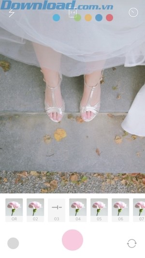 Bộ lọc ảnh cưới ngọt ngào, lãng mạn