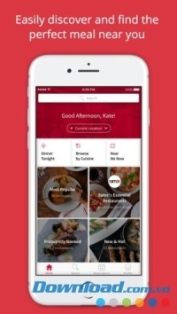 Khám phá ẩm thực của hàng nghìn nhà hàng trên toàn thế giới