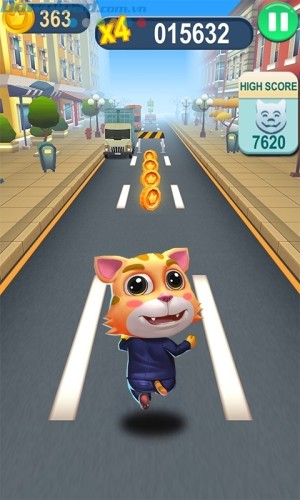 Chạy bất tận cùng chú mèo đáng yêu