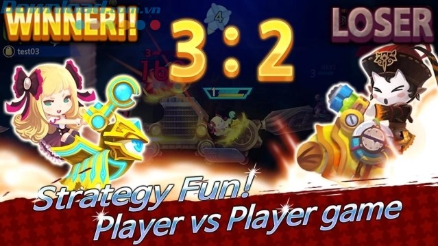 Chiến đấu trực tuyến với người chơi toàn cầu