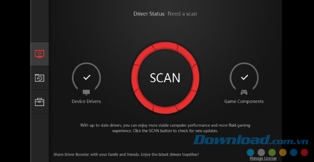 IObit Driver Booster Beta: Giải pháp toàn diện cho việc cập nhật trình điều khiển máy tính hiệu quả. https://st.download.com.vn/Data/Image/2018/01/24/driver-booster-5-giao-dien.jpg