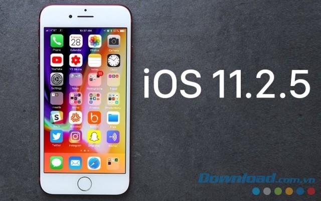 Cập nhật mới ở iOS 11.2.5