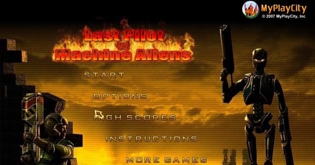 Last Pilot vs Machine AliensGame bắn súng kinh điển