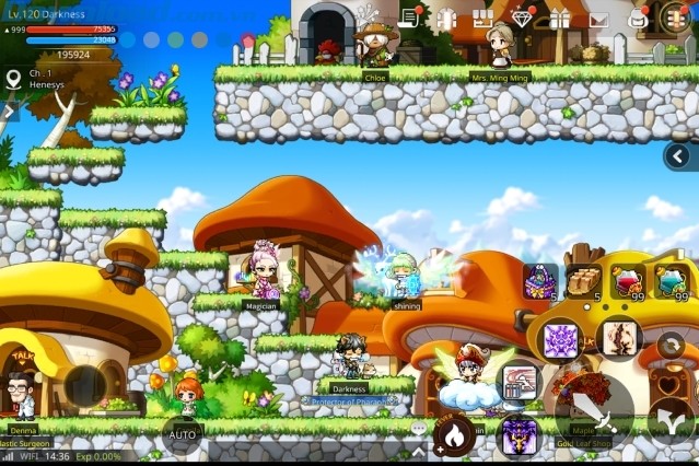 Game cuộn cảnh theo màn hình ngang