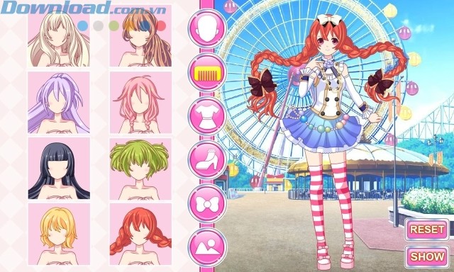 Thay đổi kiểu tóc và thêm phụ kiện