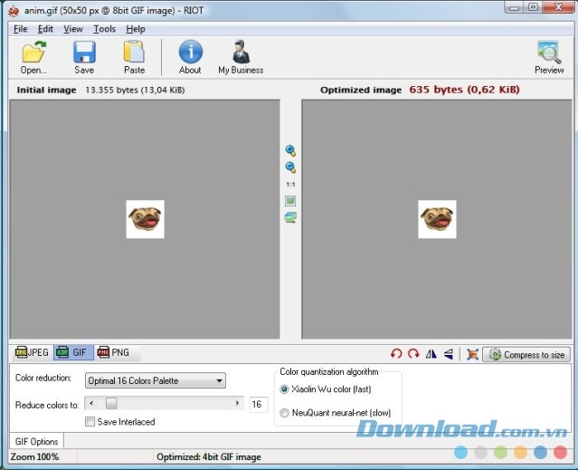 Radical Image Optimize Tool - Công cụ tối ưu hóa hình ảnh tuyệt vời