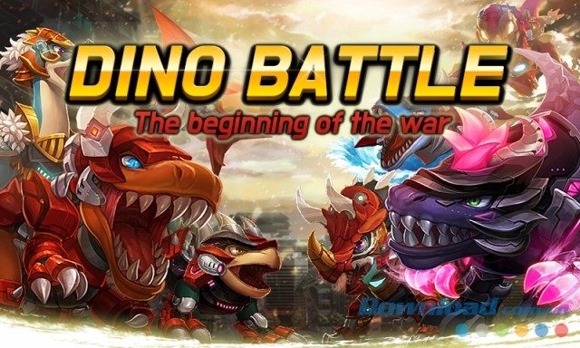 Game chiến đấu đối kháng của robot khủng long siêu hay