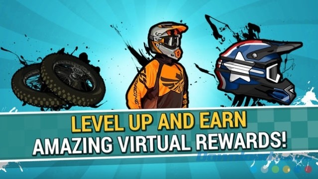 Lên cấp và kiếm các phần thưởng tuyệt vời