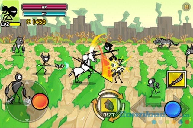 Giúp người que đánh đuổi bộ tộc da màu xấu xa