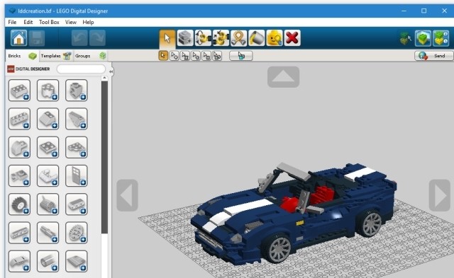 LEGO Digital Designer giúp người dùng tạo mô hình đồ chơi LEGO như ý muốn