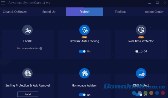 Tính năng bảo vệ của Advanced SystemCare 11 Pro