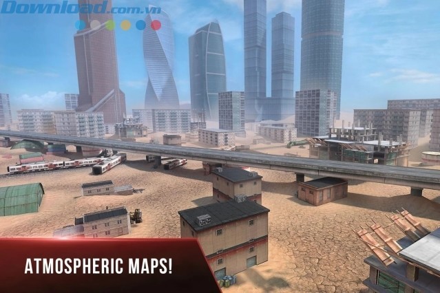 Bản đồ, môi trường chiến đấu chân thực