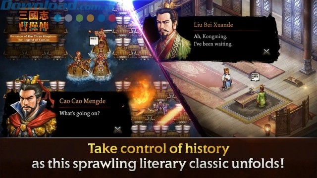 Nhân vật chính trong game là Tào Tháo
