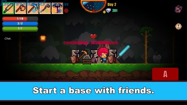 Chơi game một mình hoặc cùng 3 người bạn khác trực tuyến