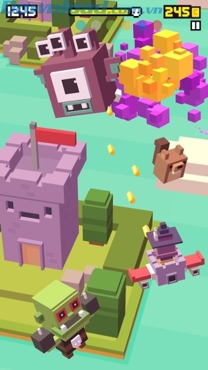 Trang bị nhiều vũ khí khác nhau