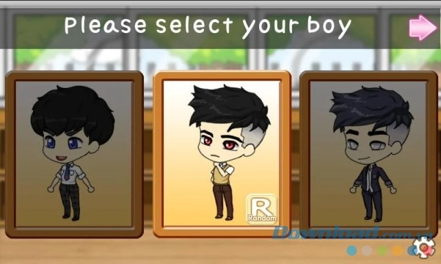 Chọn chàng trai mà bạn cảm mến