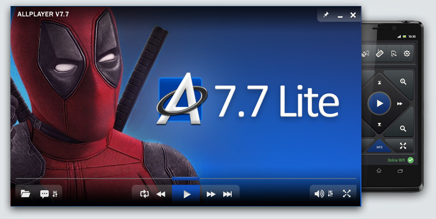 Giao diện ALLPlayer 7.7