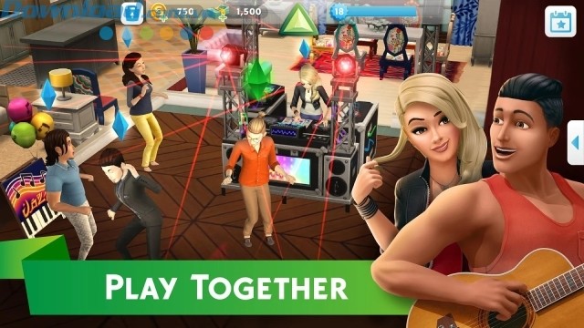 Chơi game cùng các Sim khác