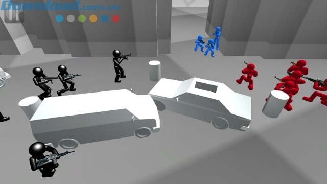 Chiến trường trong game được thiết kế đơn giản