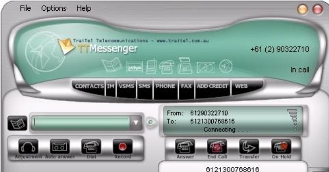 TTMessenger4.2Gửi SMS miễn phí
