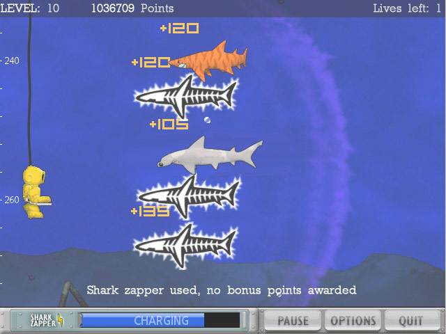 Game tập gõ bàn phím Typer Shark Deluxe