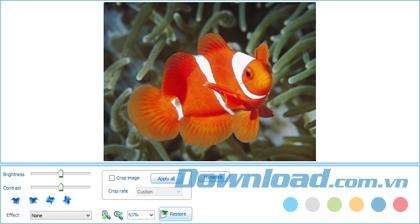 Giao diện phần mềm Free Slideshow Maker 